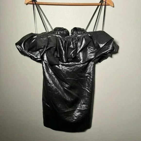 NWOT ZARA SHORT FULL DRESS XS *statement  dress - Picture 5 of 8